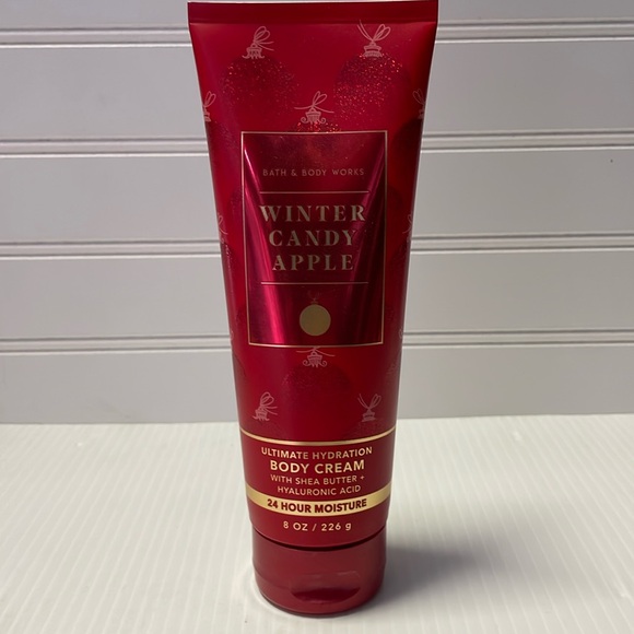 Bath & Body Works Winter Candy Apple Body Cream- 8 oz Bottle - Picture 9 of 11